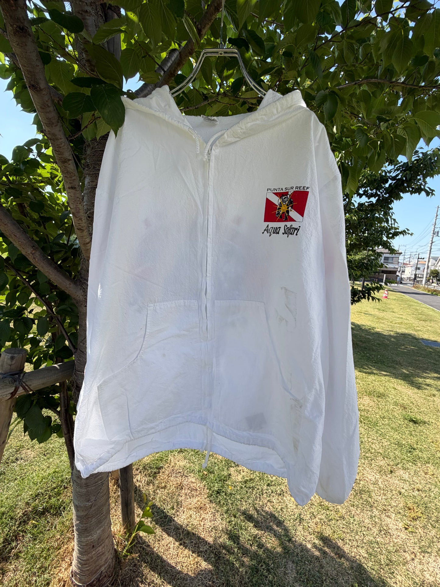 00's Extreme Dive Cozumel Mexico Beach Hoodie (men's XL)※うっすら汚れあり