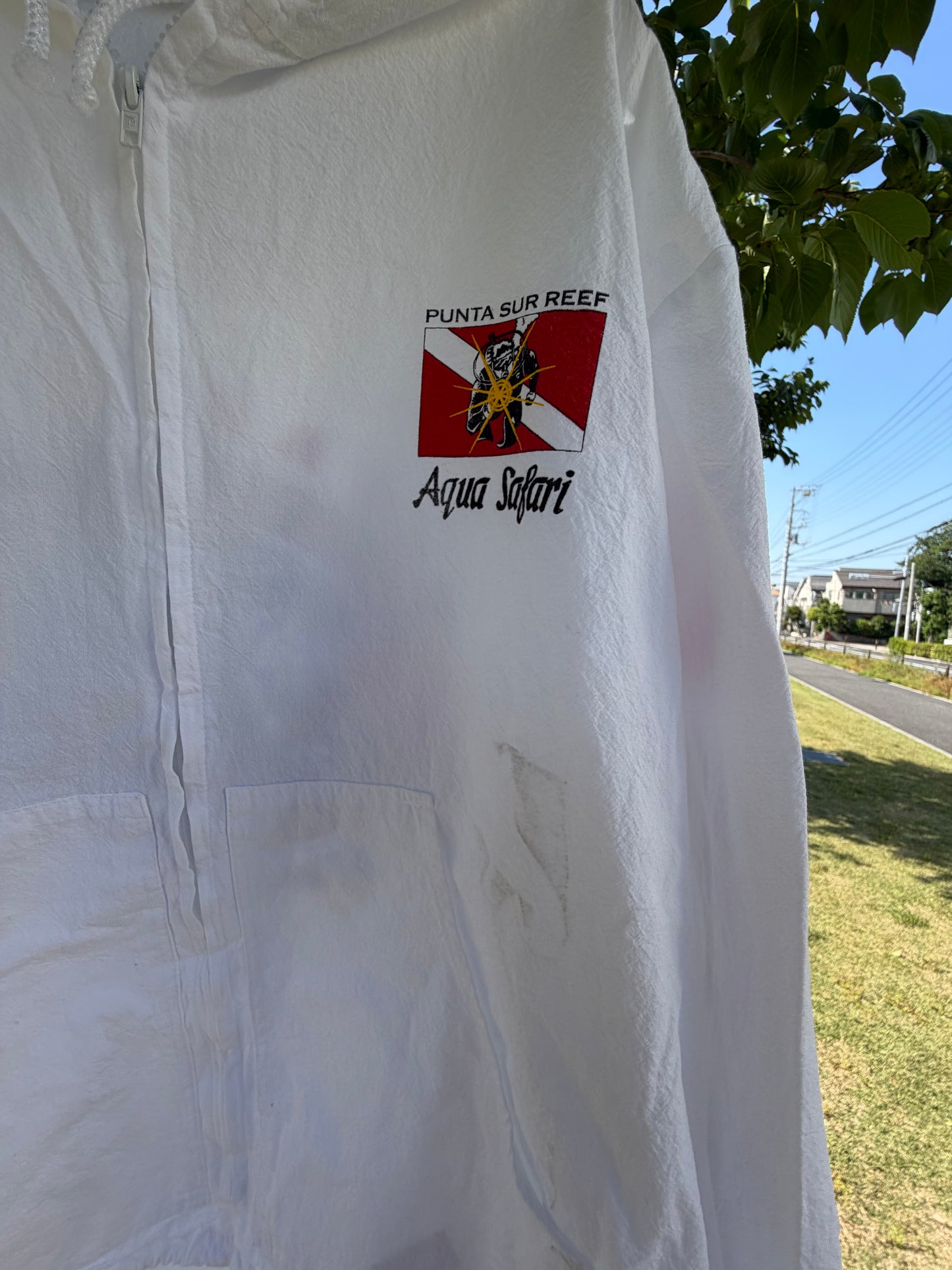 00's Extreme Dive Cozumel Mexico Beach Hoodie (men's XL)※うっすら汚れあり