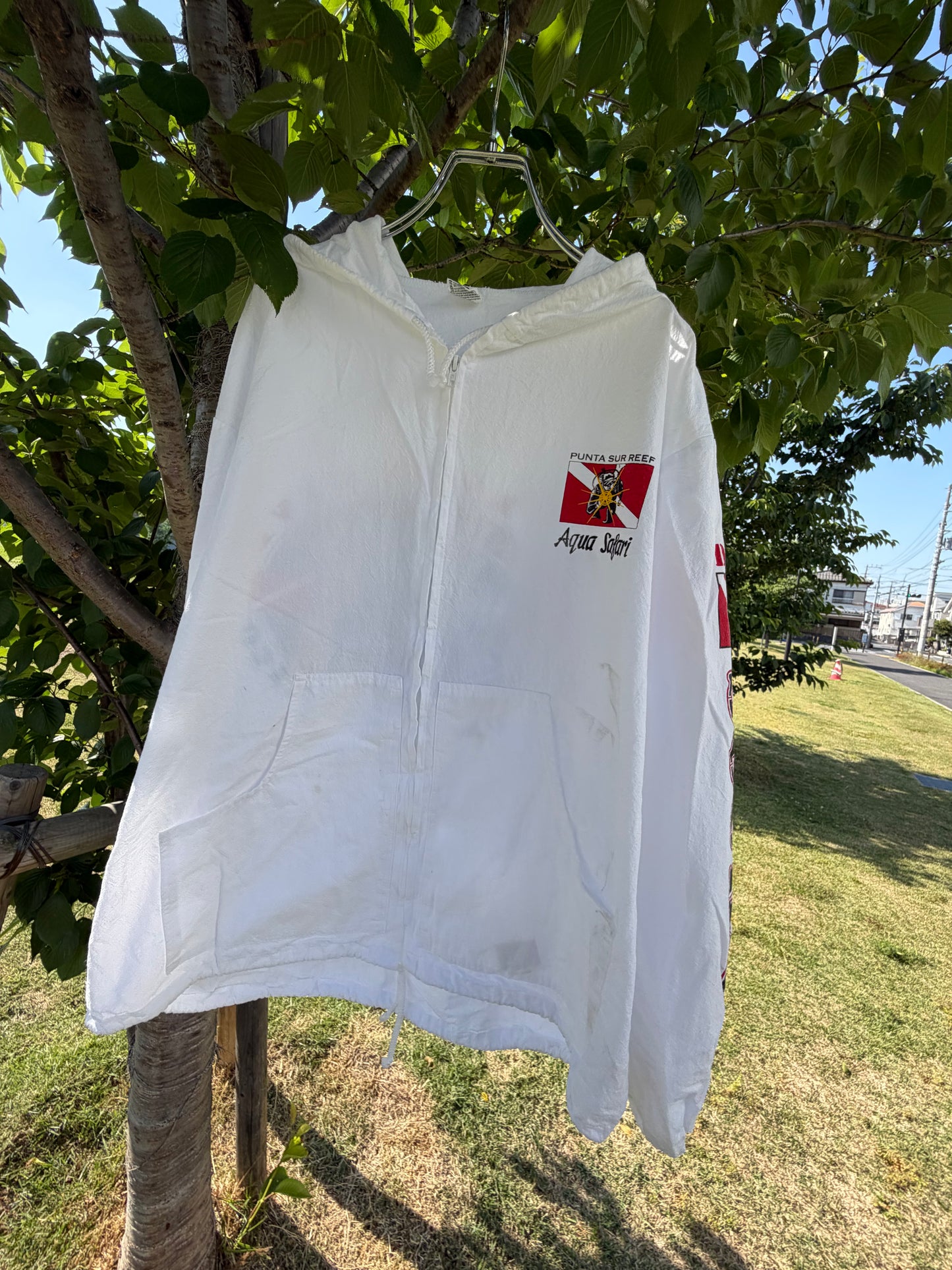 00's Extreme Dive Cozumel Mexico Beach Hoodie (men's XL)※うっすら汚れあり