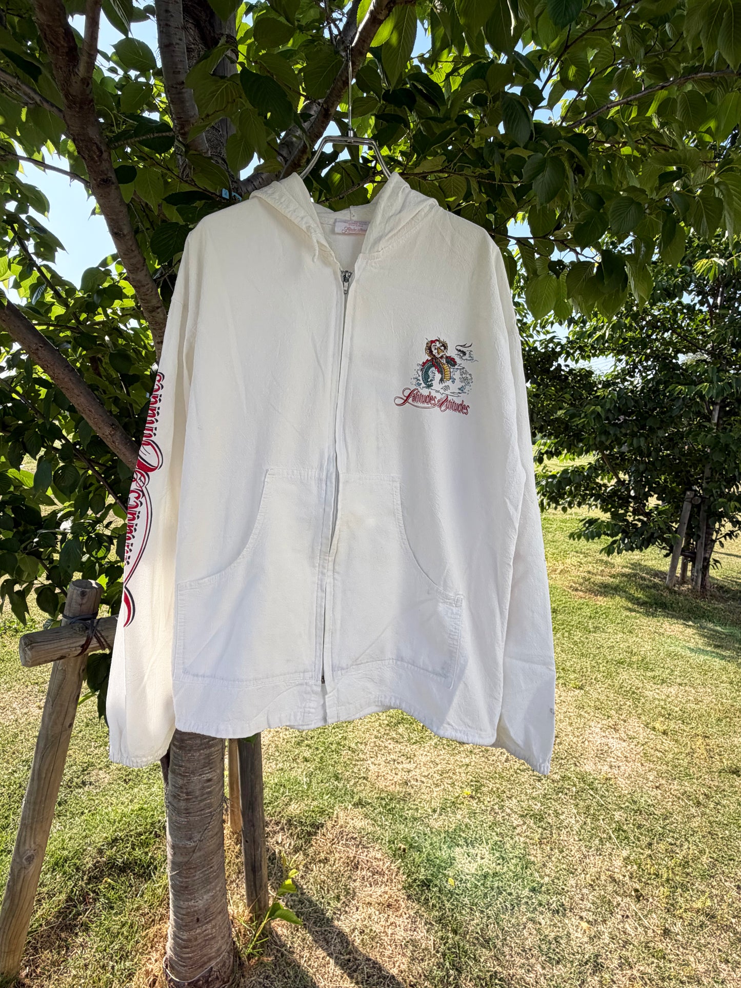 「Don't Dream your life, Live your dream」Beach Hoodie (men's M)