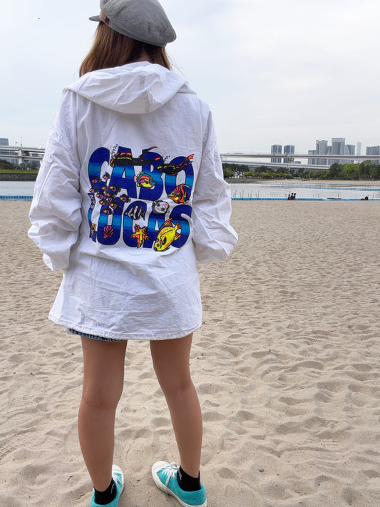 Cabo San Locas Beach Hoodie size 42 (men's XL相当)※前身頃シミあり