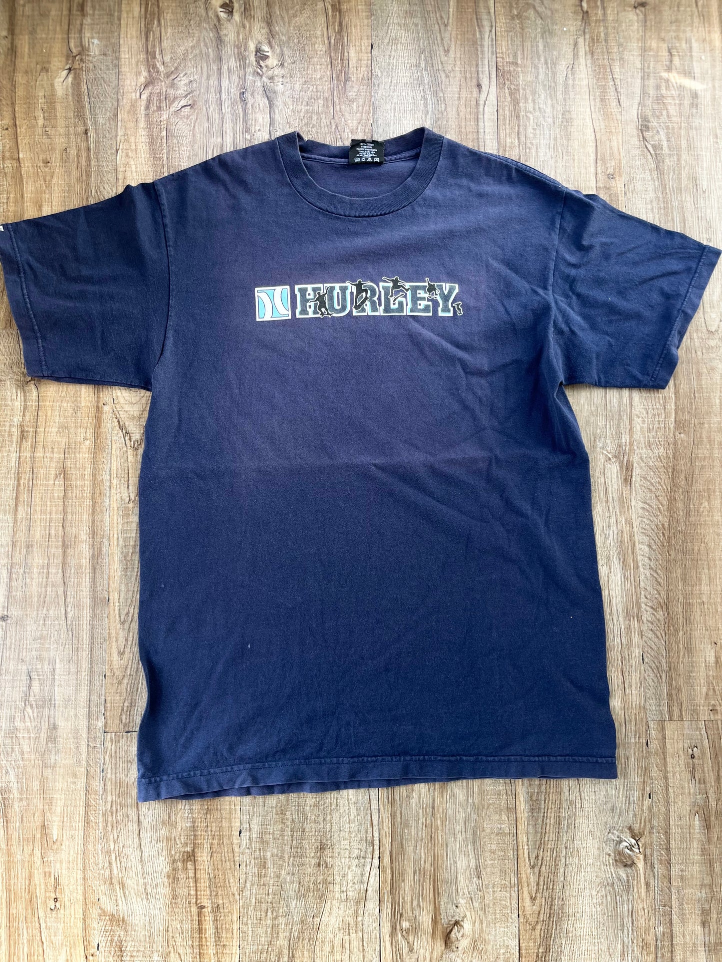 90s/Early 2000s HURLEY Skate Design  T-shirt (men's L)