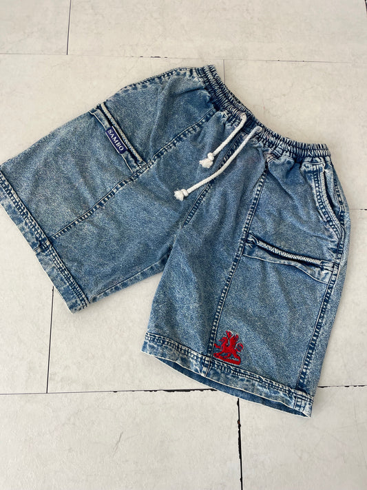 SANBO Denim Easy short pants (About men's S-M）