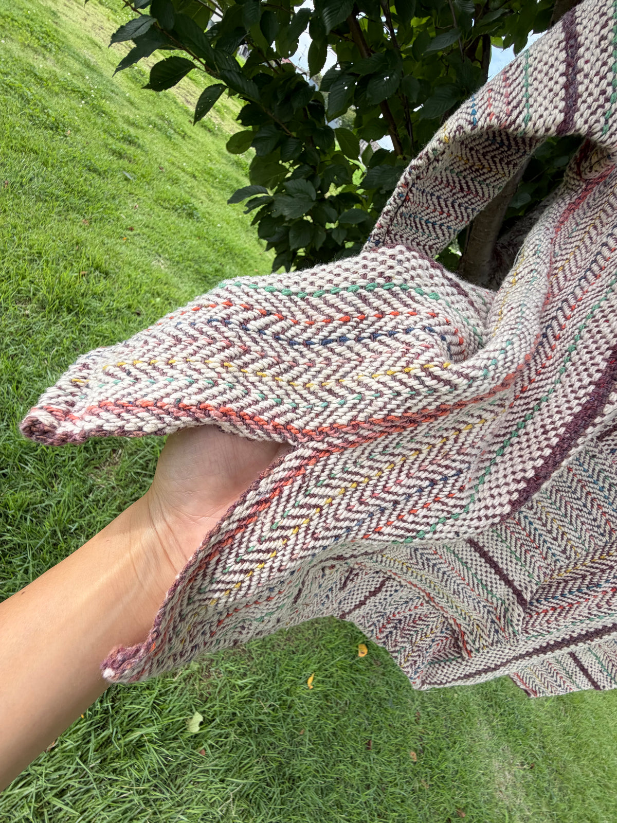 Malti Color Herringbone Baja Hoodie (size women's S)