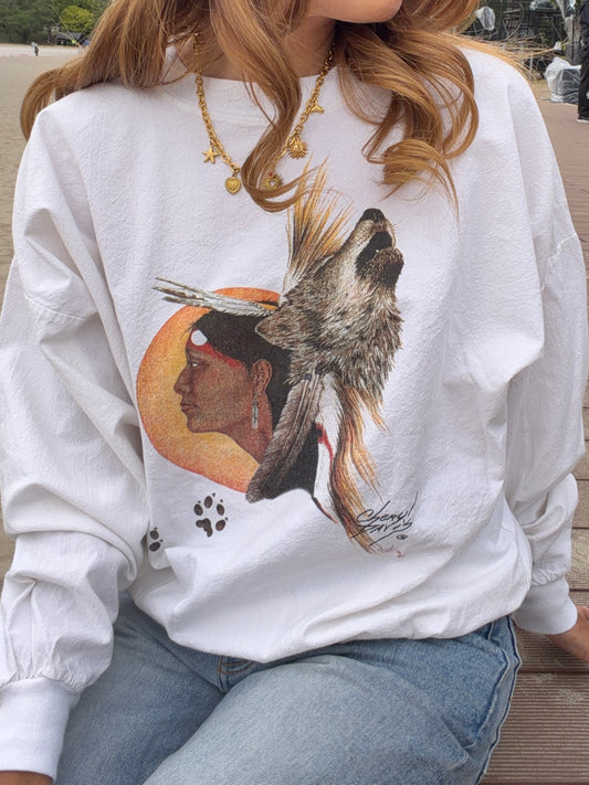 80's Chery Davis Beach Shirt size M
