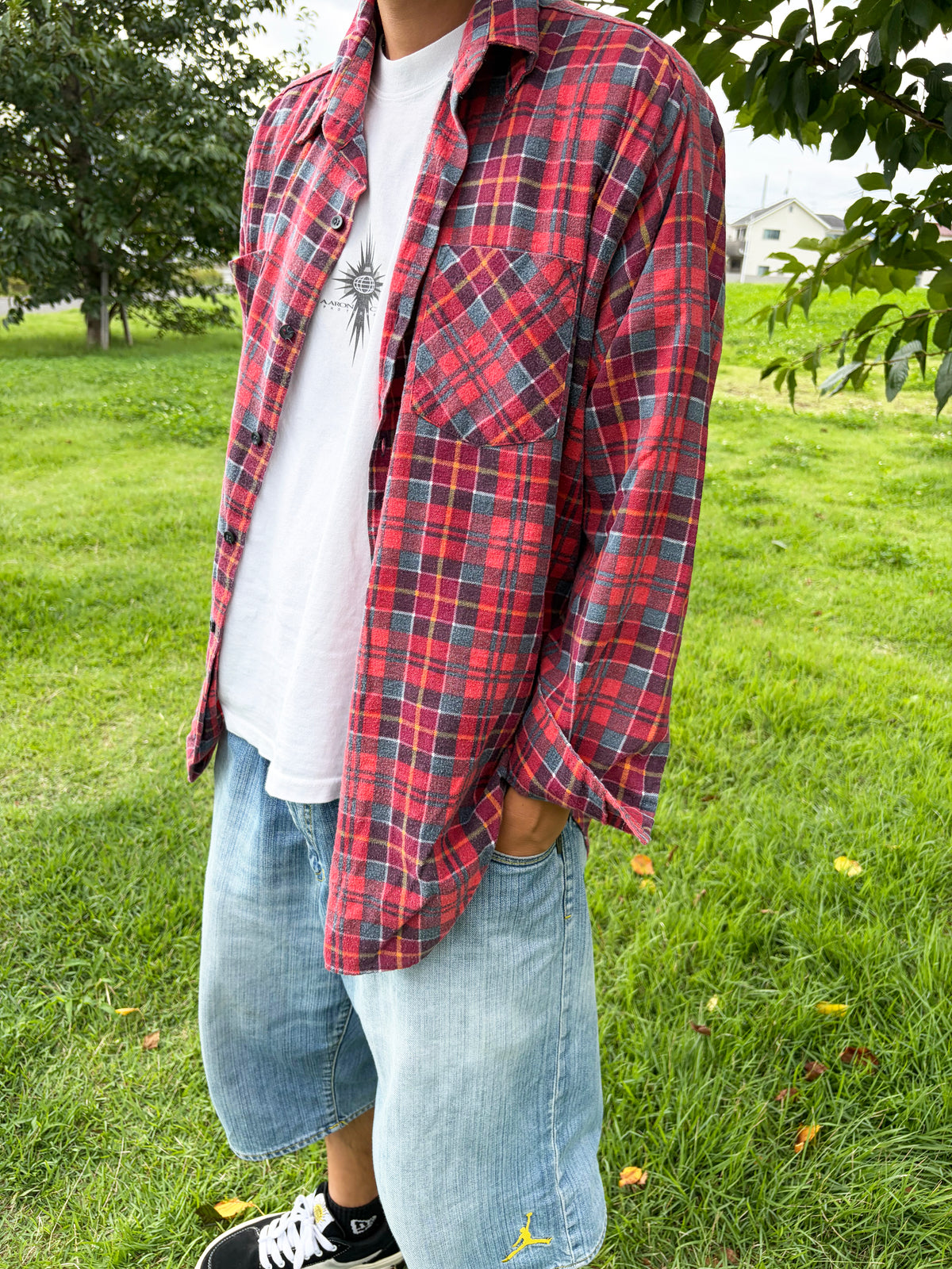 80's Laurentienn Light Flannel Shirt (men's L)