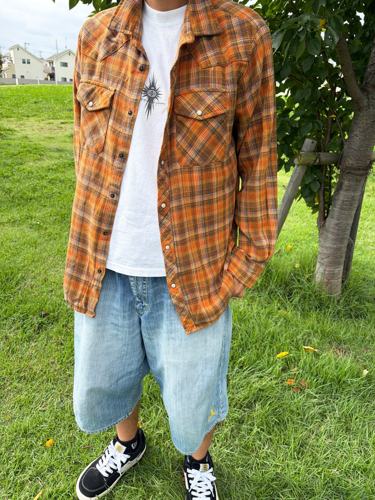 90's Duke Haband Western shirt (men's L相当)