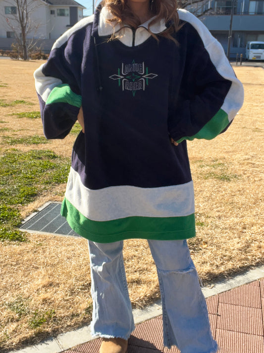 Euro vintage Camargue LARTIG AREA Fleece pullover (men's XL)