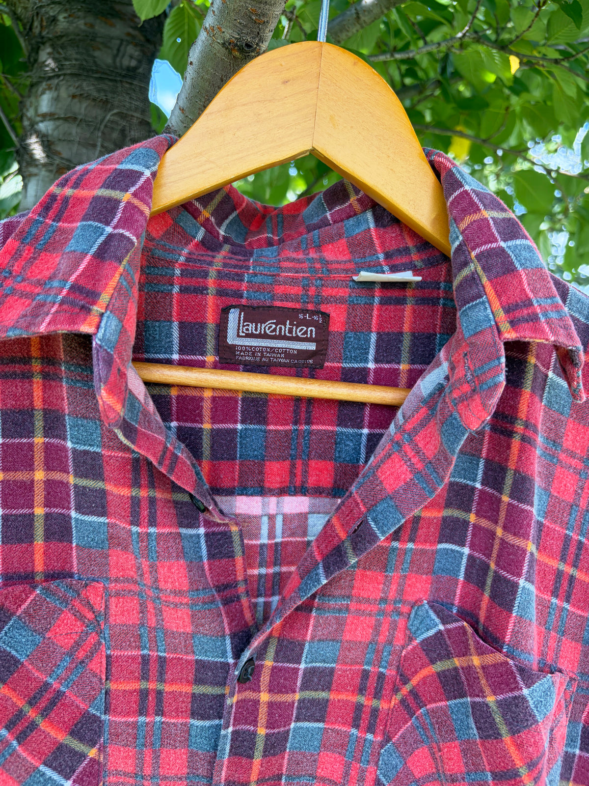 80's Laurentienn Light Flannel Shirt (men's L)