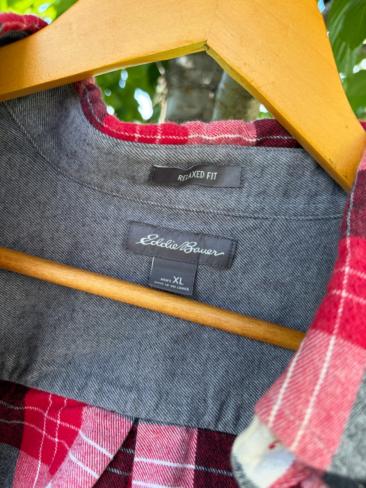 Eddie Bauer Relaxed Fit Light Flannel Shirt (men's XL)