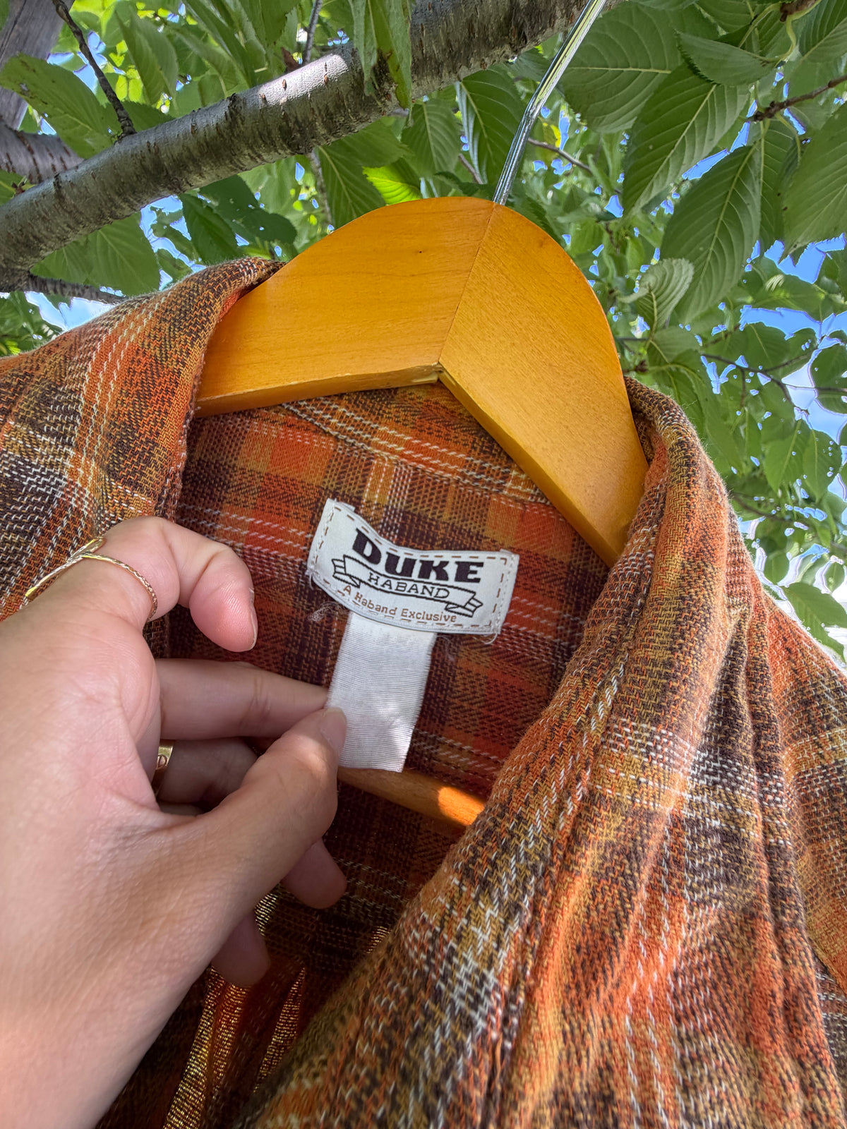 90's Duke Haband Western shirt (men's L相当)