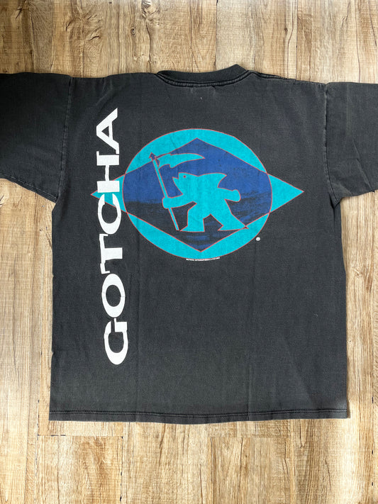 【GOTCHA】90's GOTCHA big logo T-shirt(men's L)