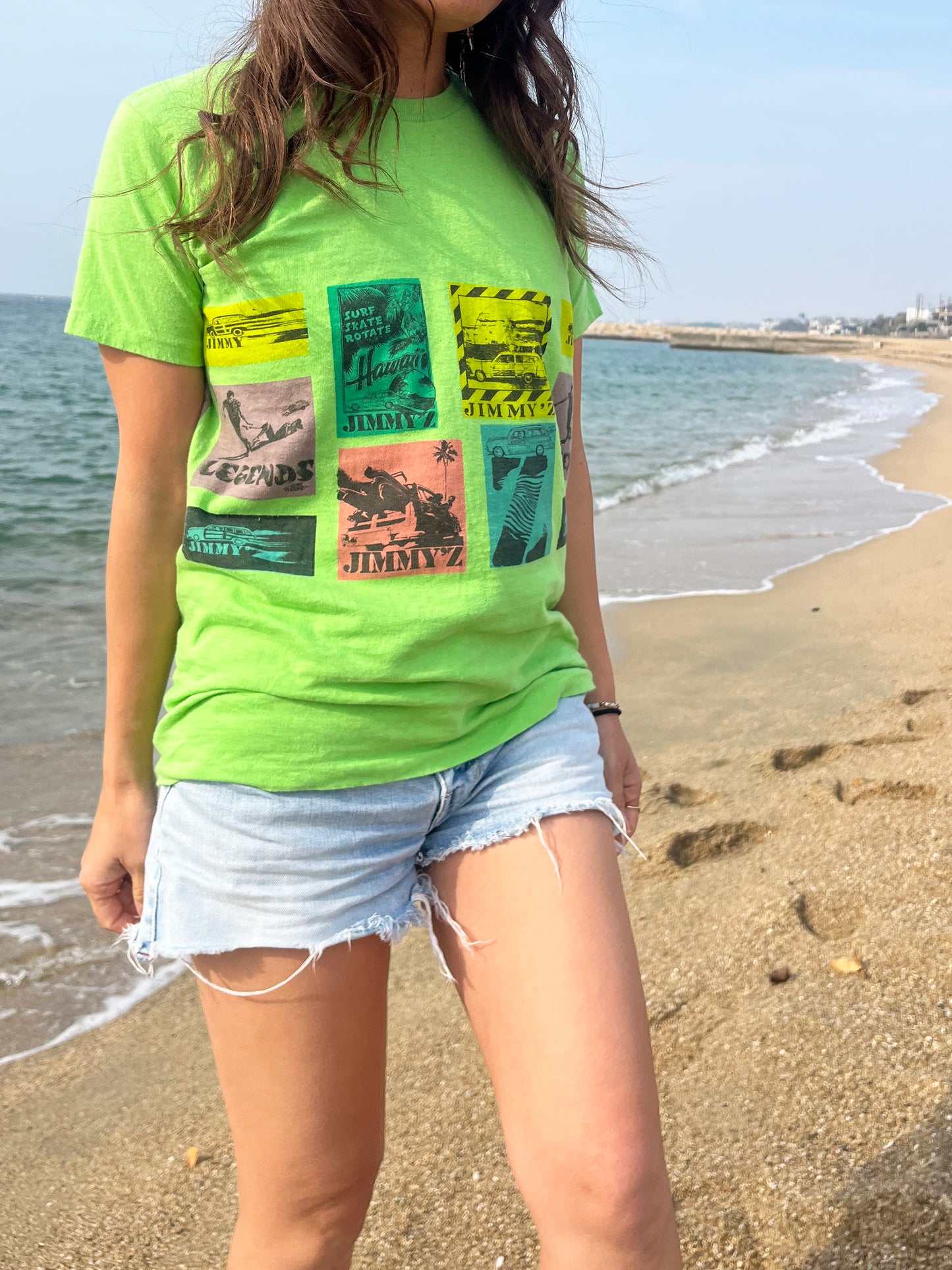 80's JIMMY'S PRINT TEE (size XL)