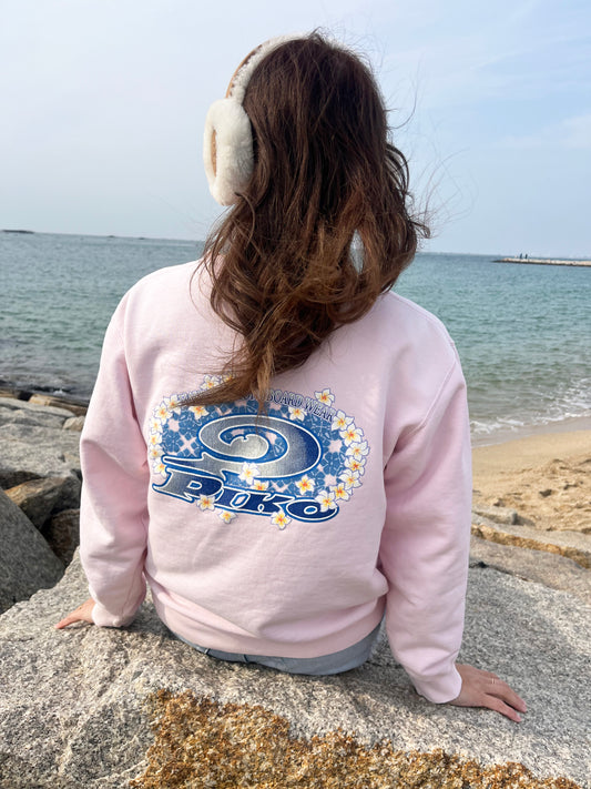 90's PIKO Hawaiian Long Board wear sweat shirt (women's M)