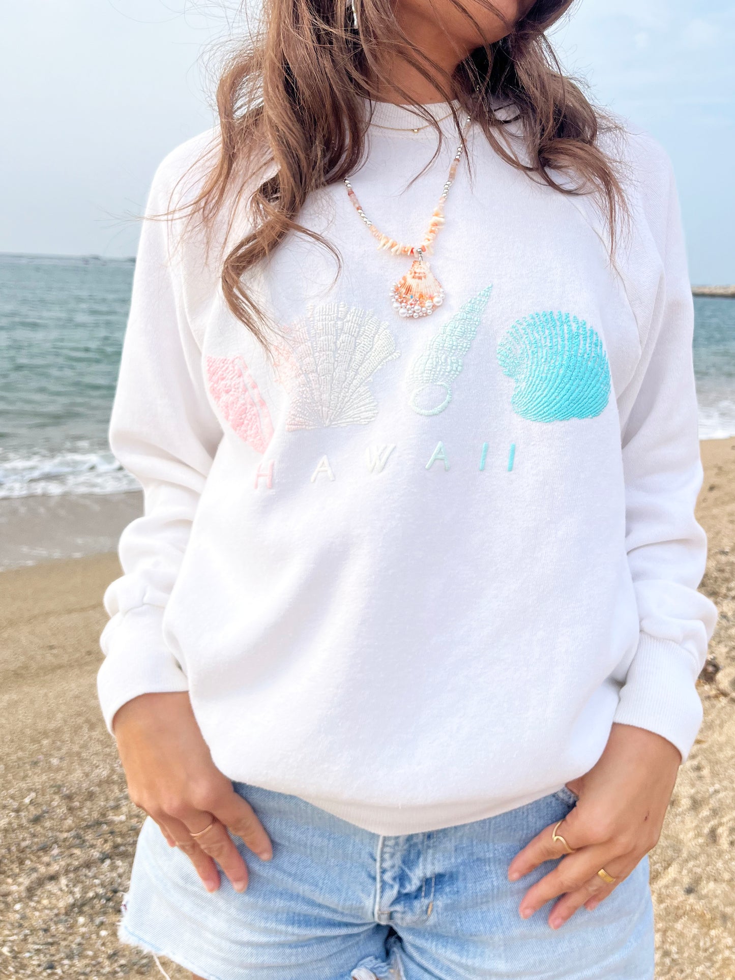 80's Pannill Hawaii Sweat Shirt made in USA (size Leage)