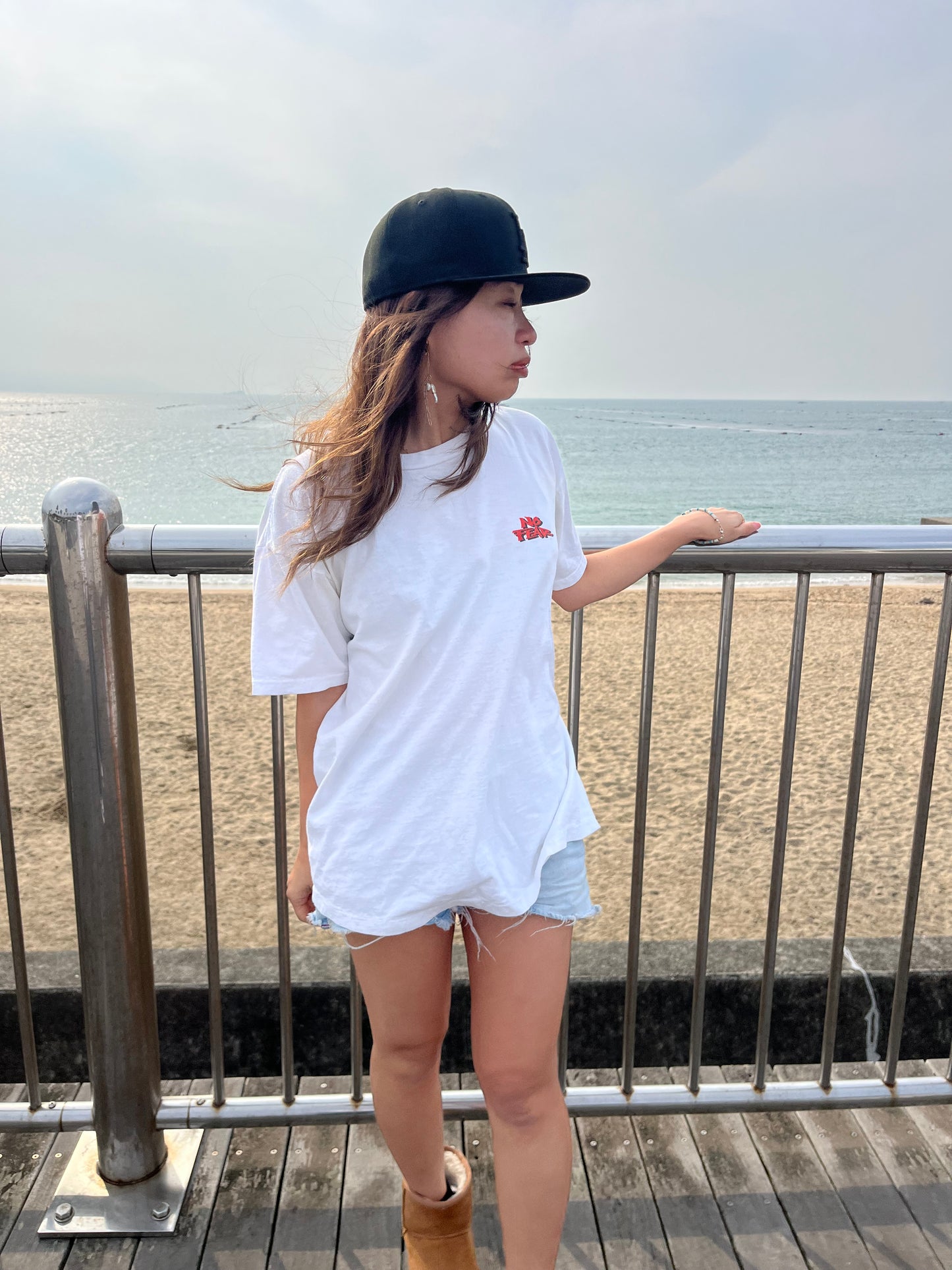 90's NO FEAR Takin' The Bull By the Horns! Tee (men's M相当)