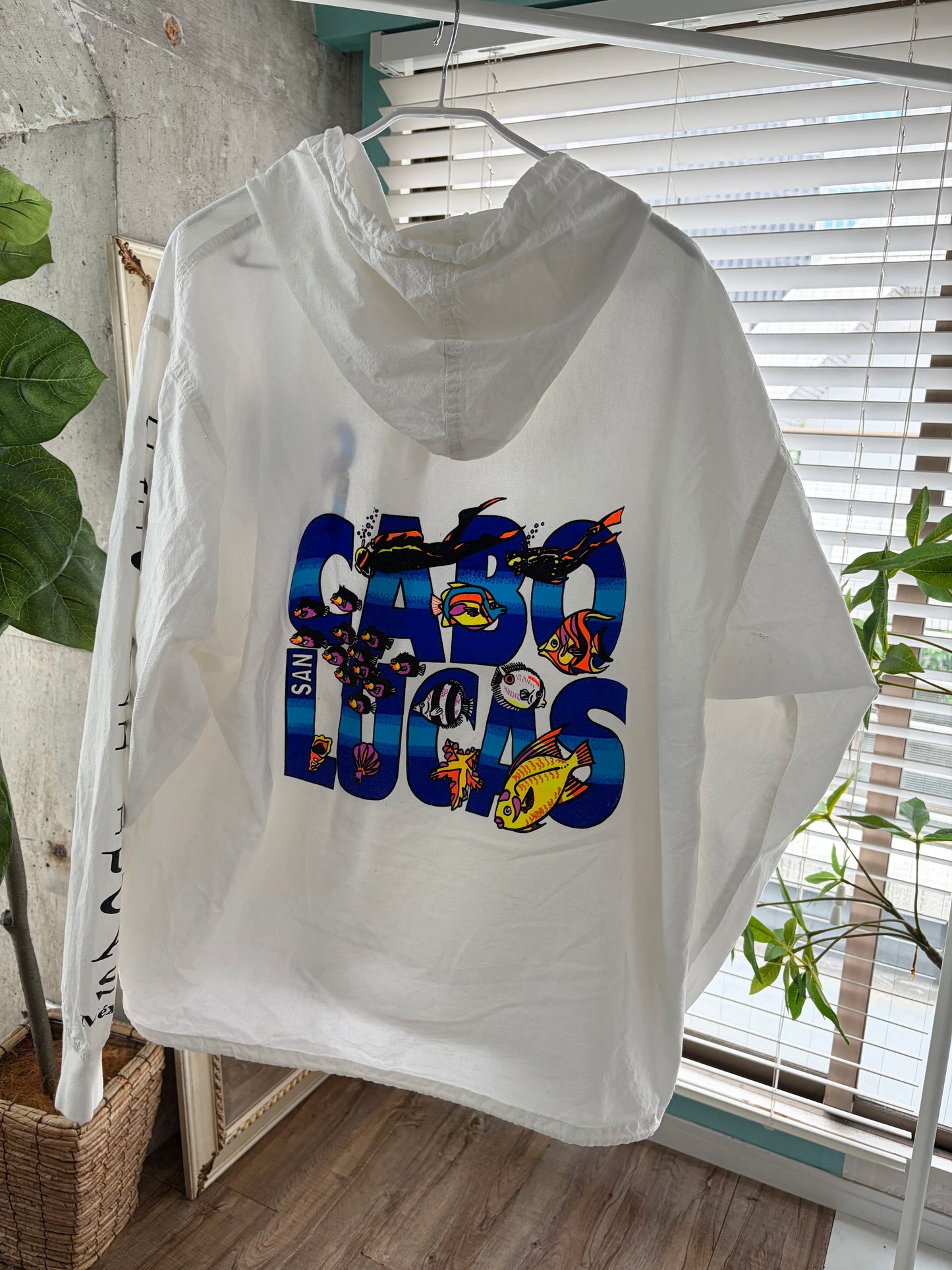Cabo San Locas Beach Hoodie size 42 (men's XL相当)※前身頃シミあり