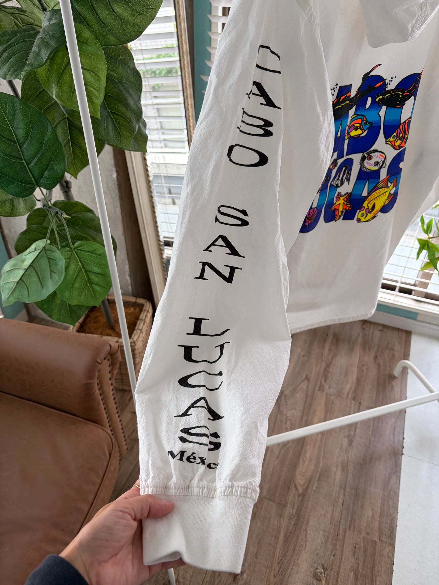 Cabo San Locas Beach Hoodie size 42 (men's XL相当)※前身頃シミあり