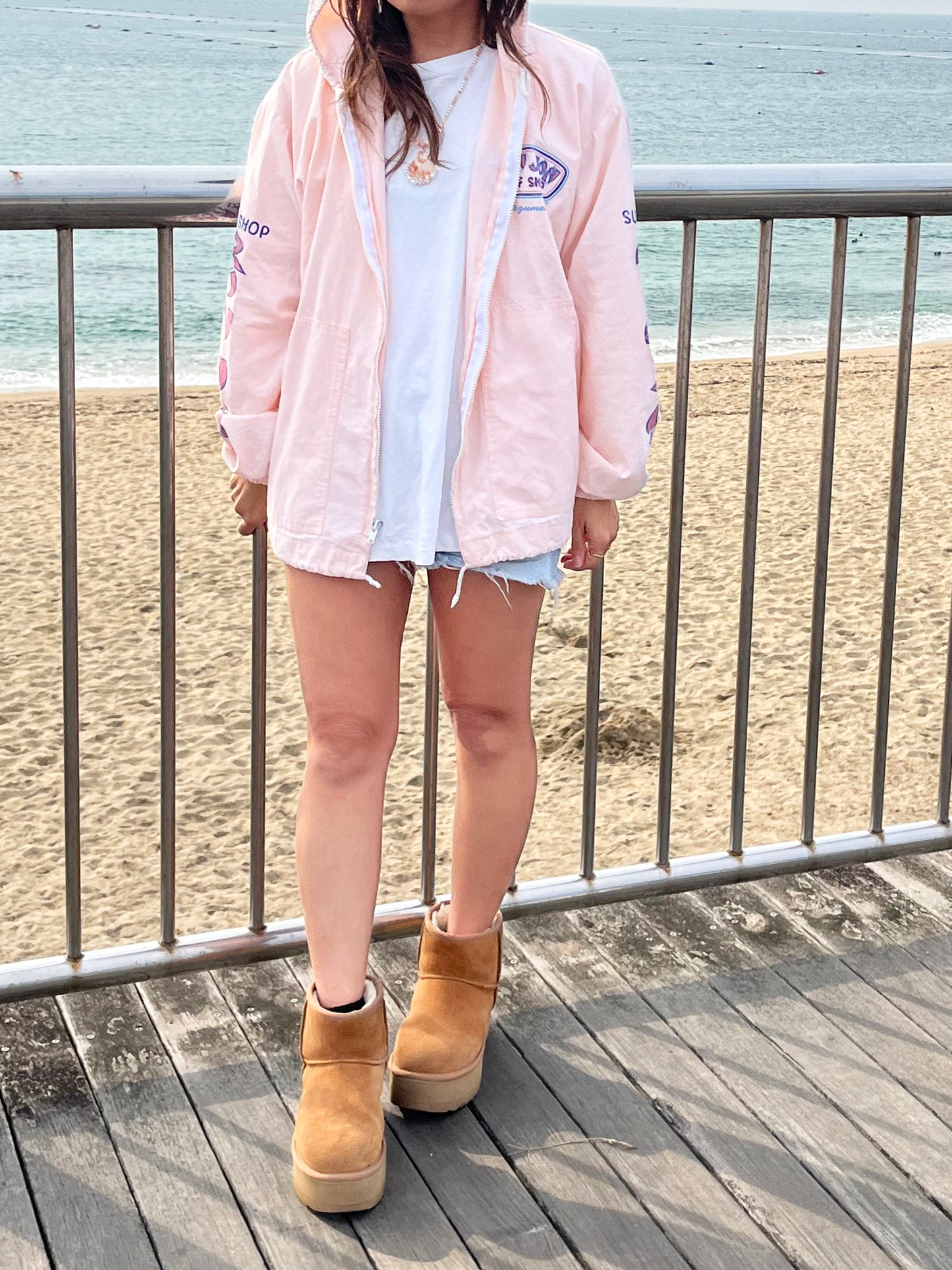 00's RONJON SURF SHOP Cotton Beach Hoodie (size XXL)