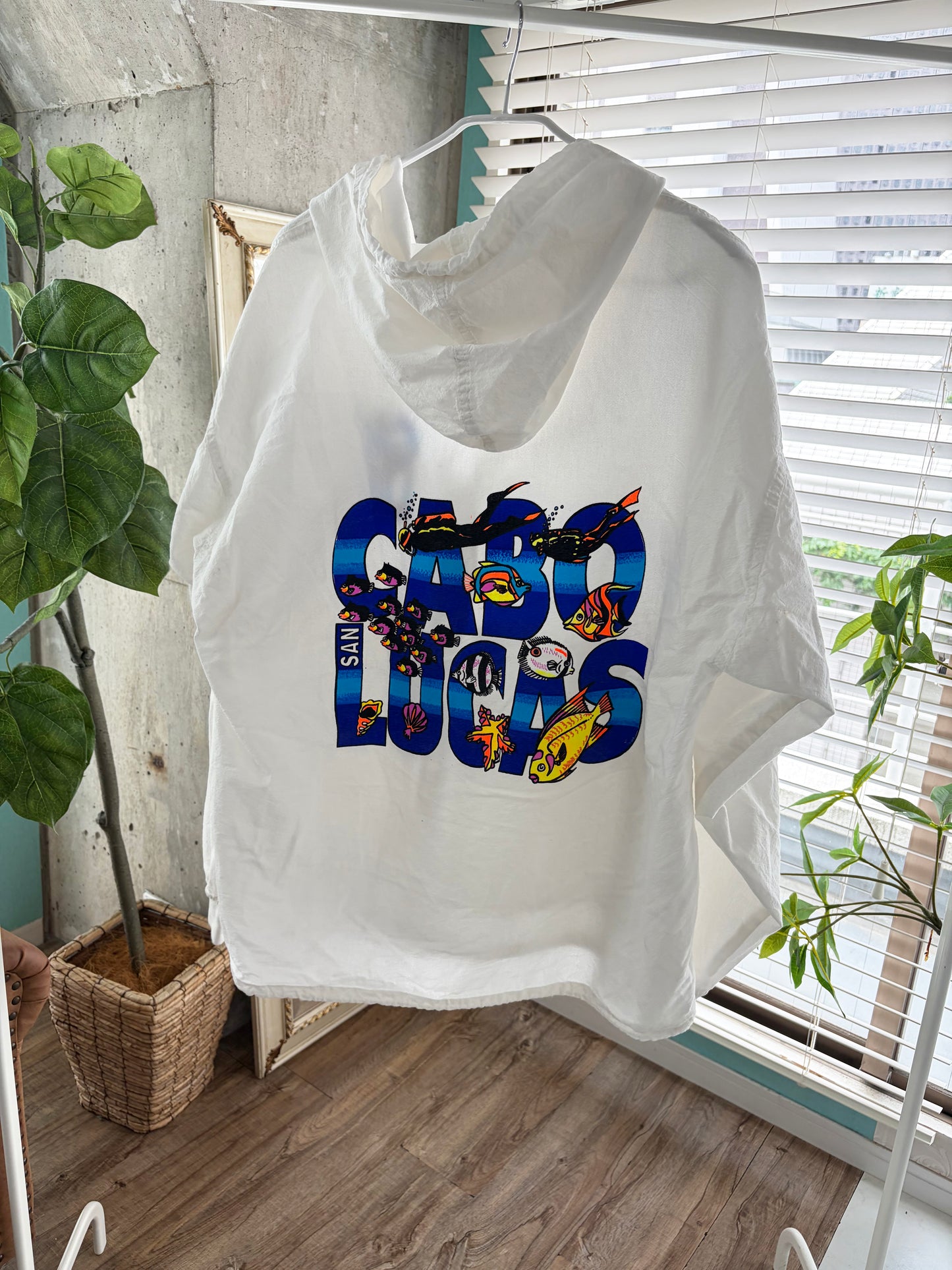 Cabo San Locas Beach Hoodie size 42 (men's XL相当)※前身頃シミあり