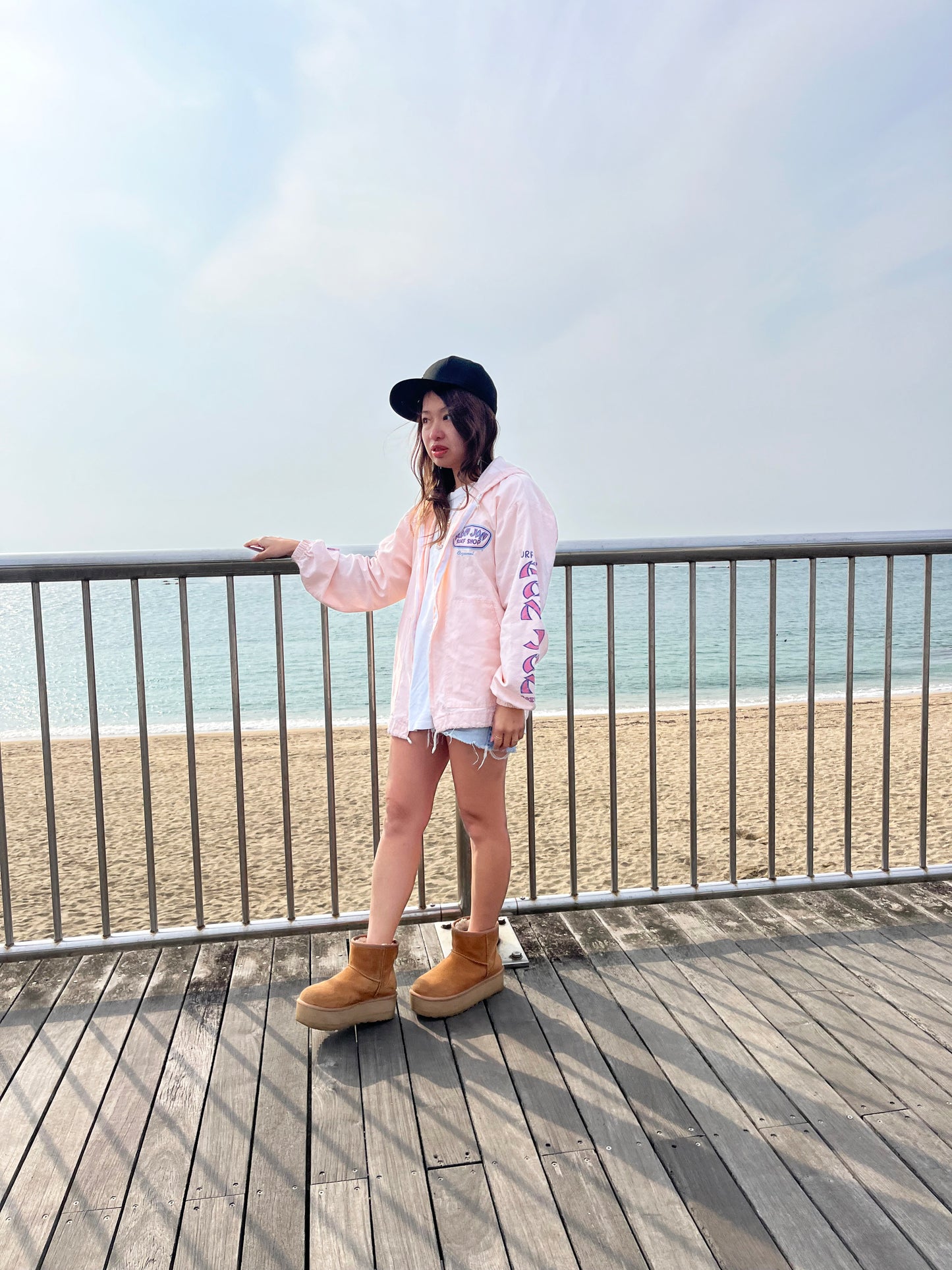 00's RONJON SURF SHOP Cotton Beach Hoodie (size XXL)