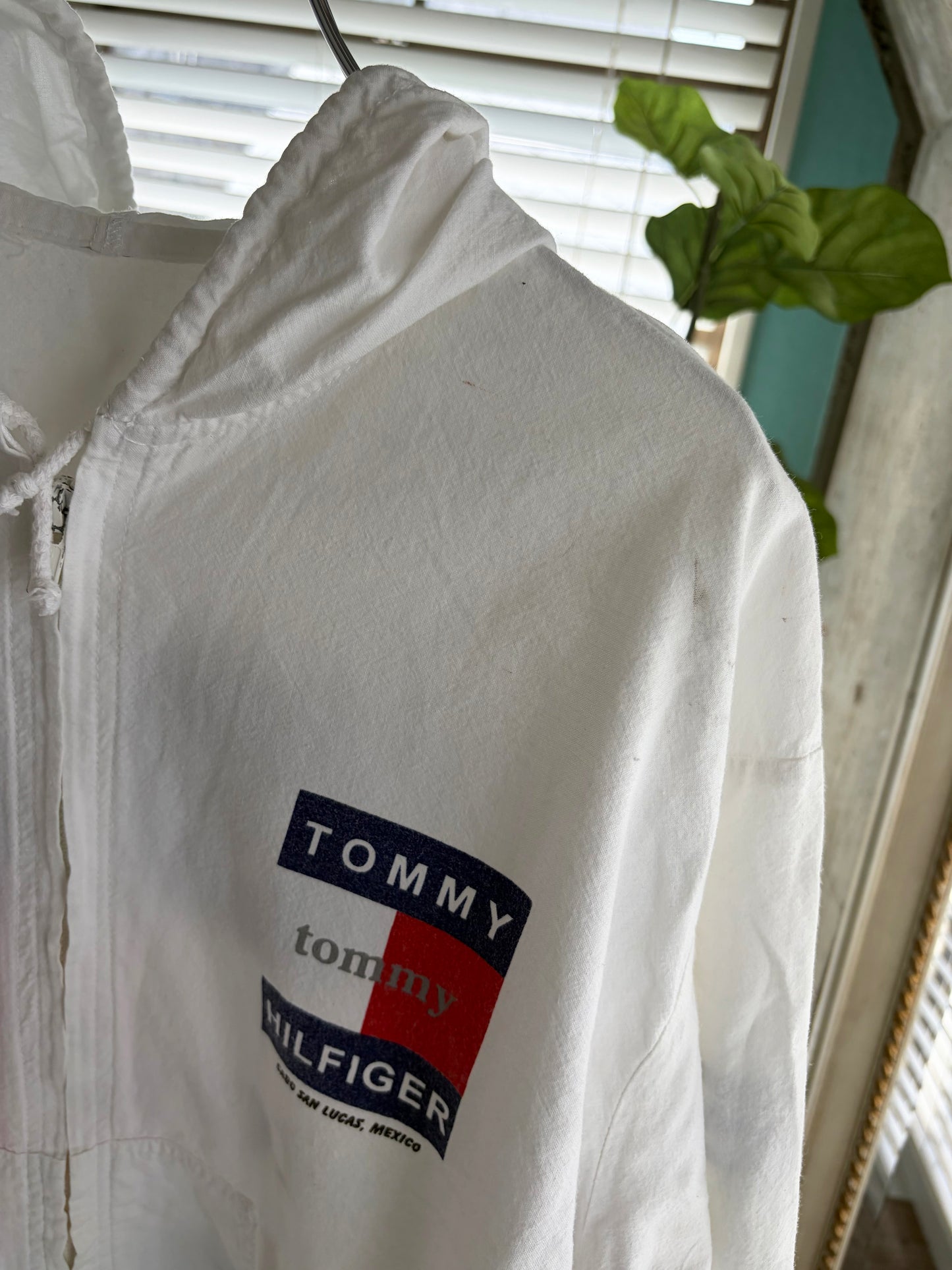 Tommy Hilfiger CABO SAN LUCAS MEXICO Cotton Beach Hoodie（men's M相当）※汚れあり