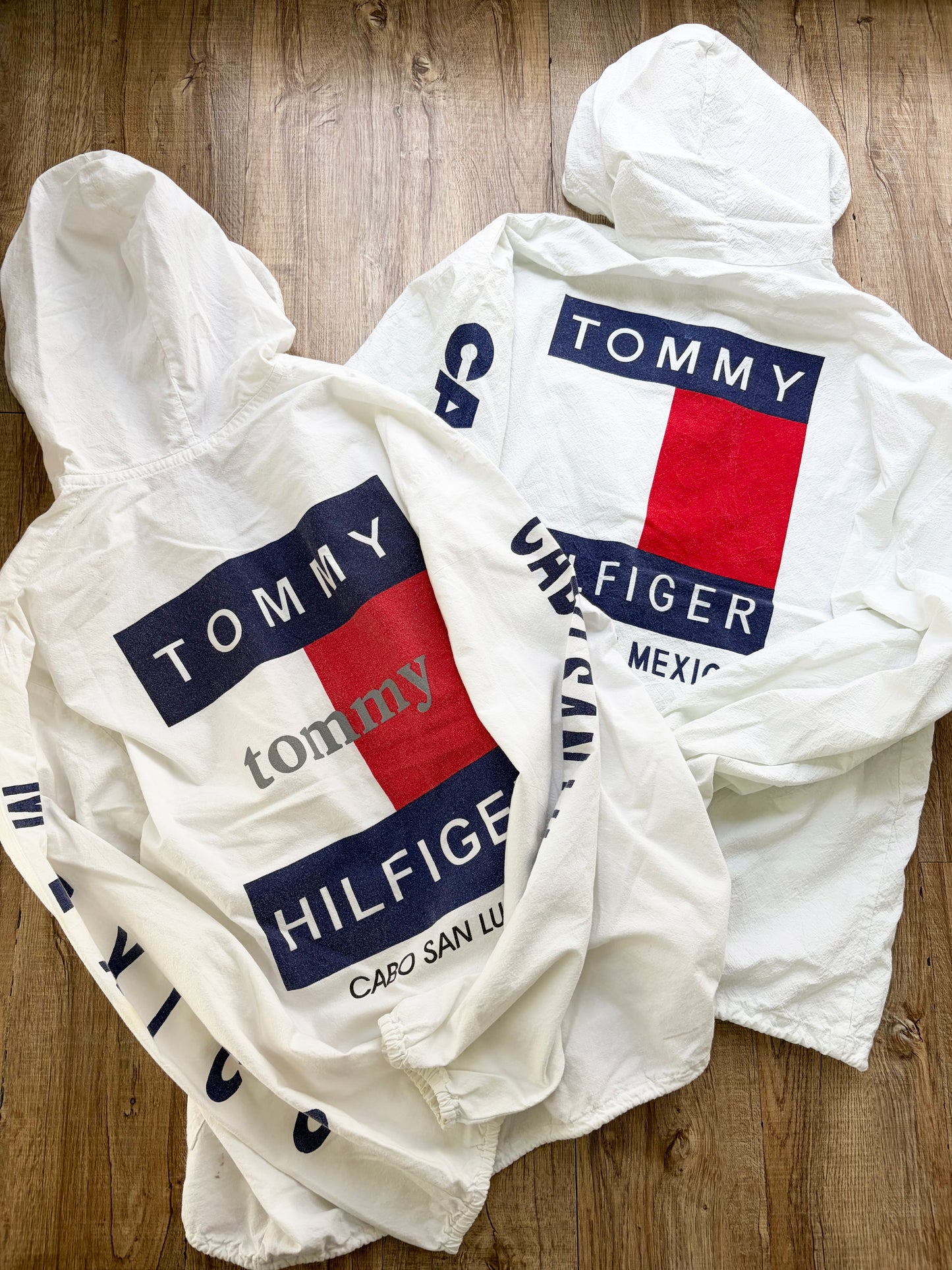 Tommy Hilfiger CABO SAN LUCAS MEXICO Cotton Beach Hoodie（men's M相当）※汚れあり