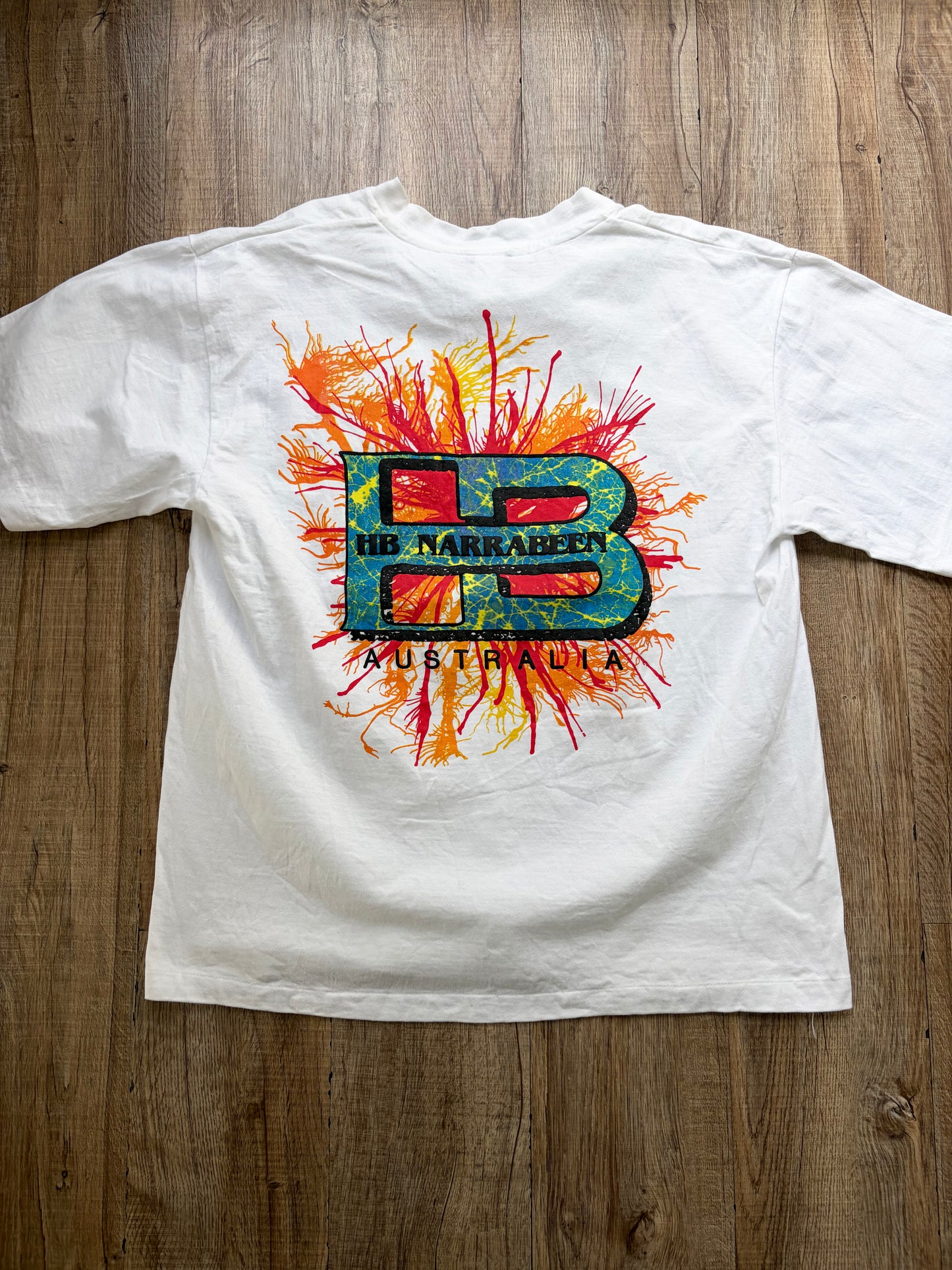 【Legend Surf Collection】90's Hot Buttered surf tee Dead Stock onewash men's L相当