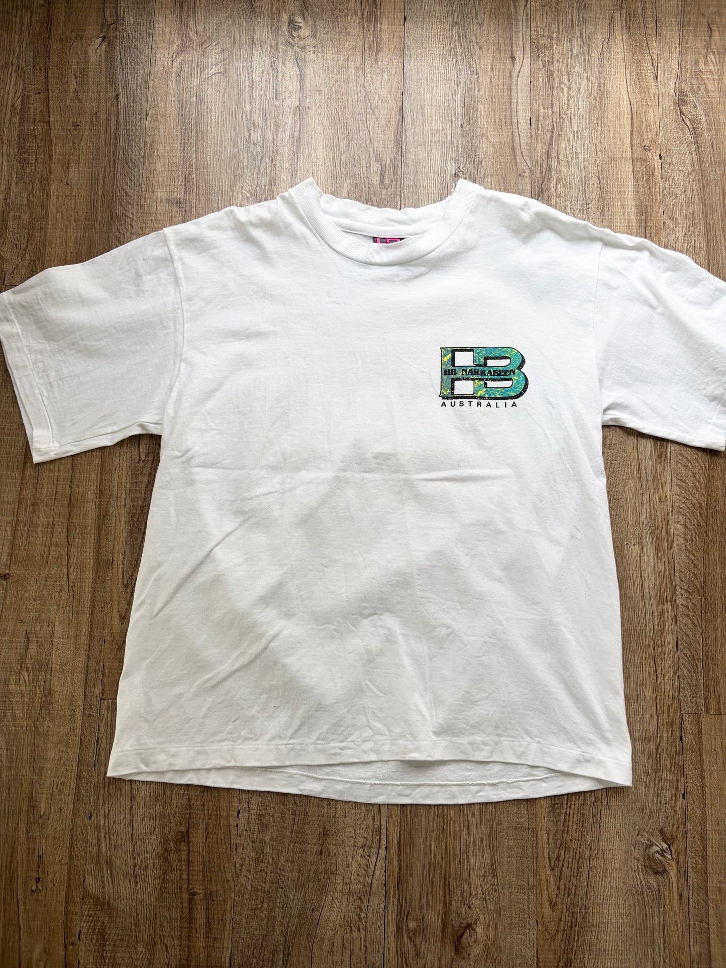 【Legend Surf Collection】90's Hot Buttered surf tee Dead Stock onewash men's L相当