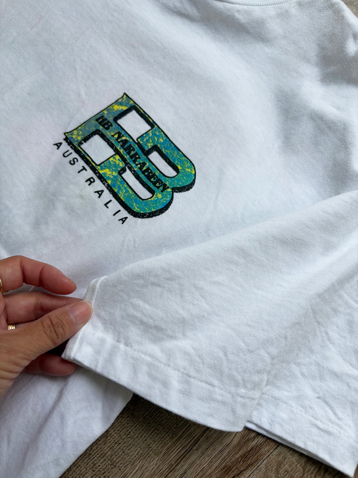 【Legend Surf Collection】90's Hot Buttered surf tee Dead Stock onewash men's L相当