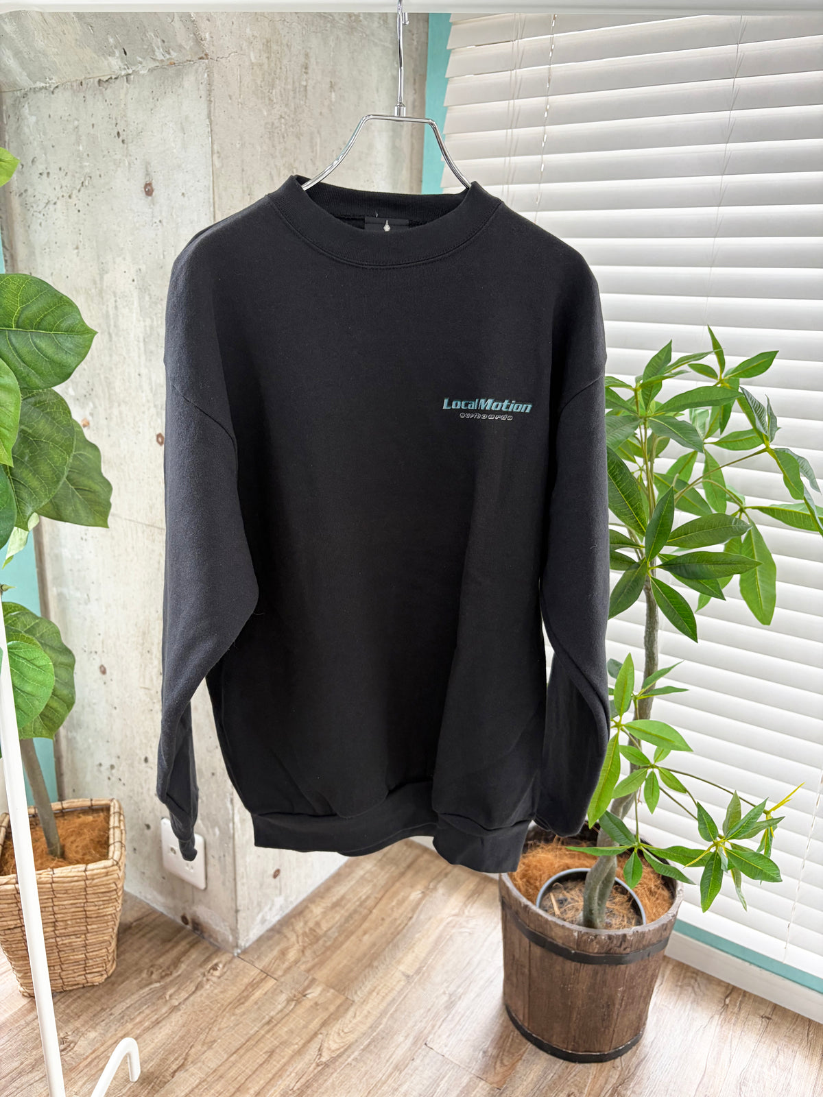 【Legend Surf Colleciton】90's Local Motion Surf Boards Sweat Shirts Made in USA Black Color size M