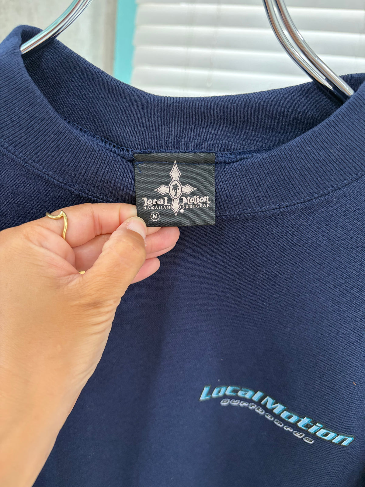 【Legend Surf Colleciton】90's Local Motion Surf Boards Sweat Shirts Made in USA Navy Color  size M