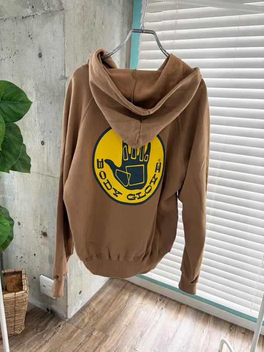 90's BODY GLOVE Zip-up Hoodie Beiju(size M)