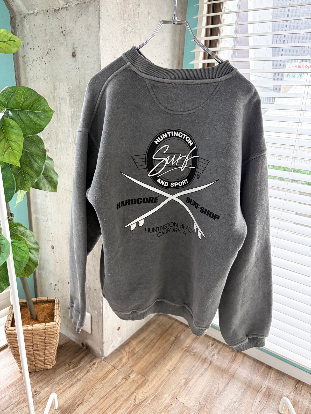 【Legend Surf Collection】90's Huntington Surf and Sports sweat shirts size M