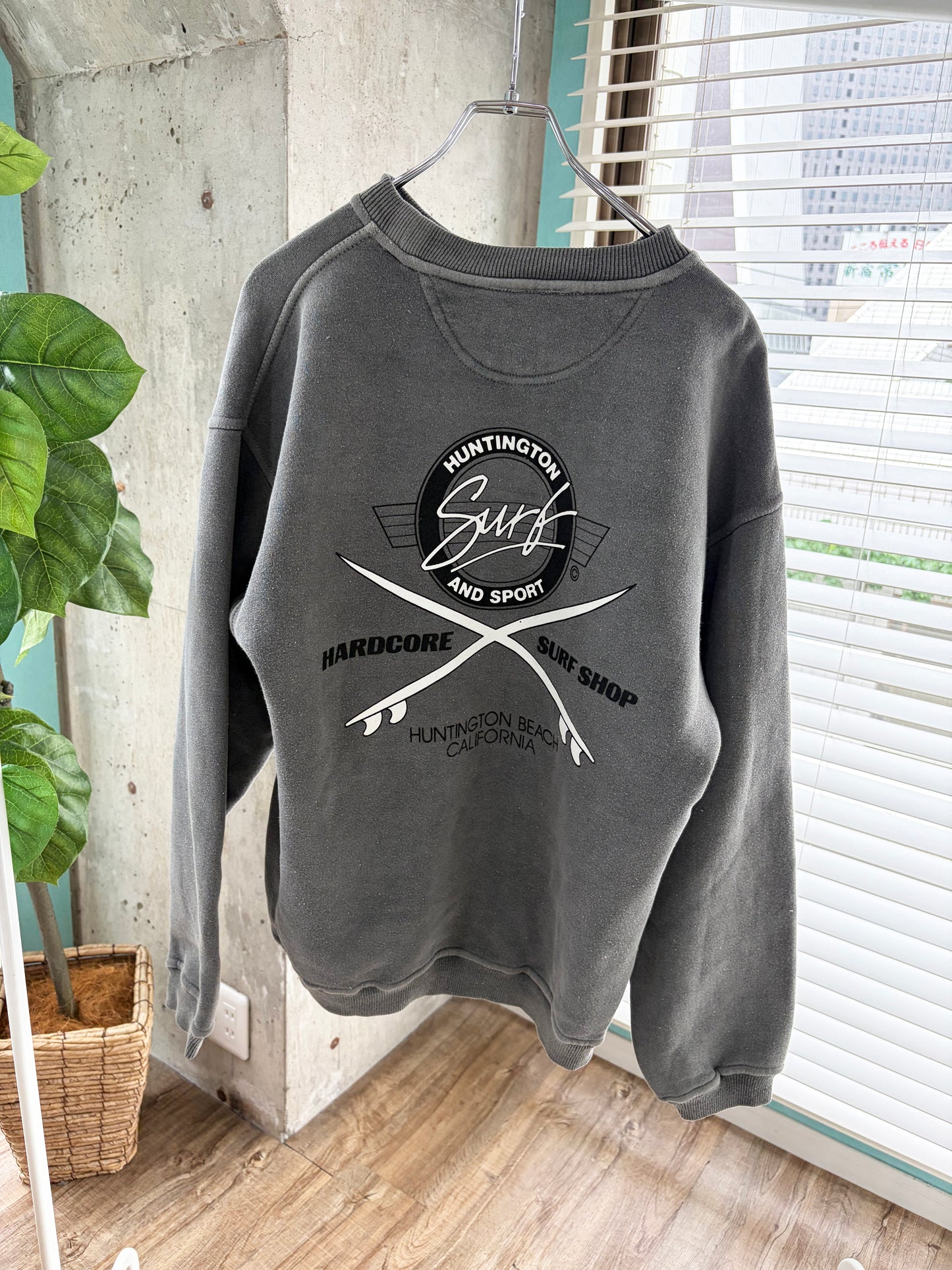 【Legend Surf Collection】90's Huntington Surf and Sports sweat shirts size M
