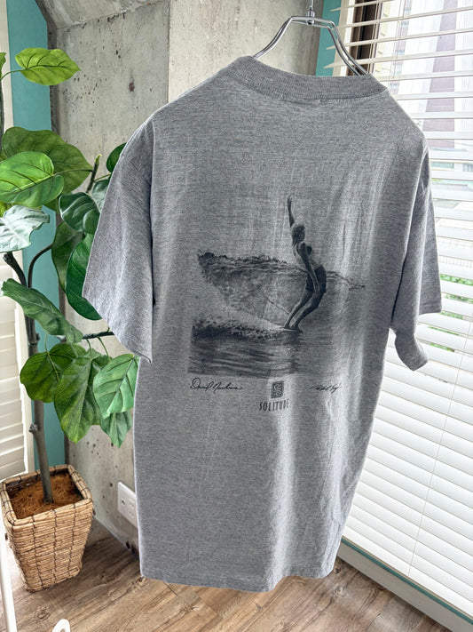 【Solitude】00's Y2K surf the waterman series Debit Nuuhiwa gray T-shirt