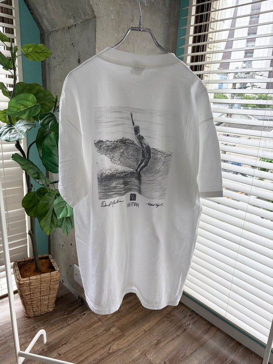 【Solitude】00's the waterman series Debit Nuuhiwa White T-shirt
