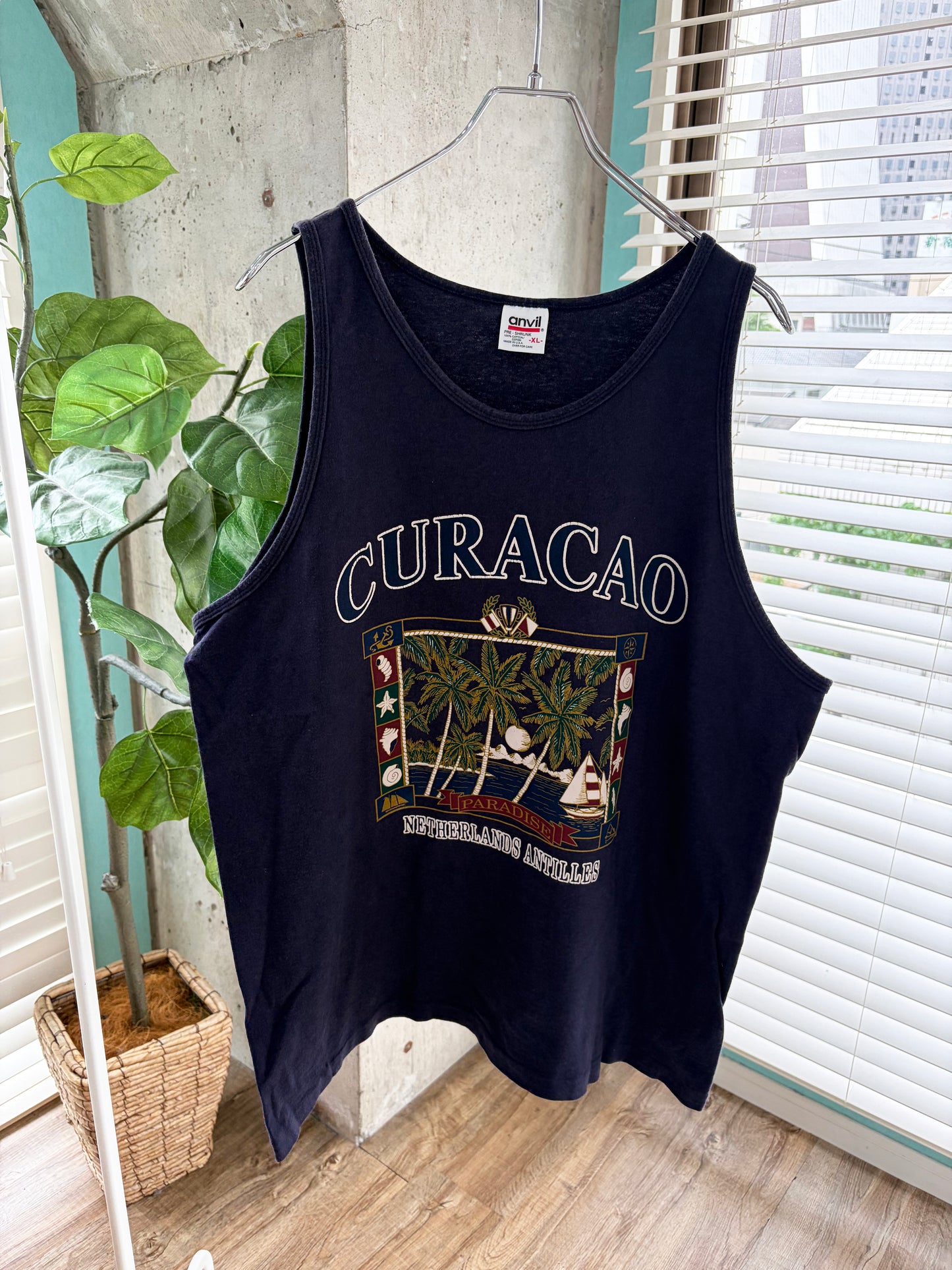 CURACAO Souvenir Tanktop Made in USA size XL
