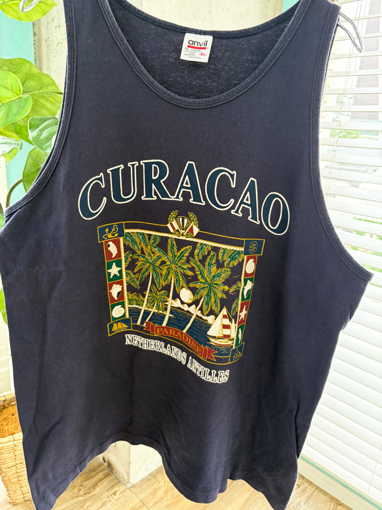 CURACAO Souvenir Tanktop Made in USA size XL