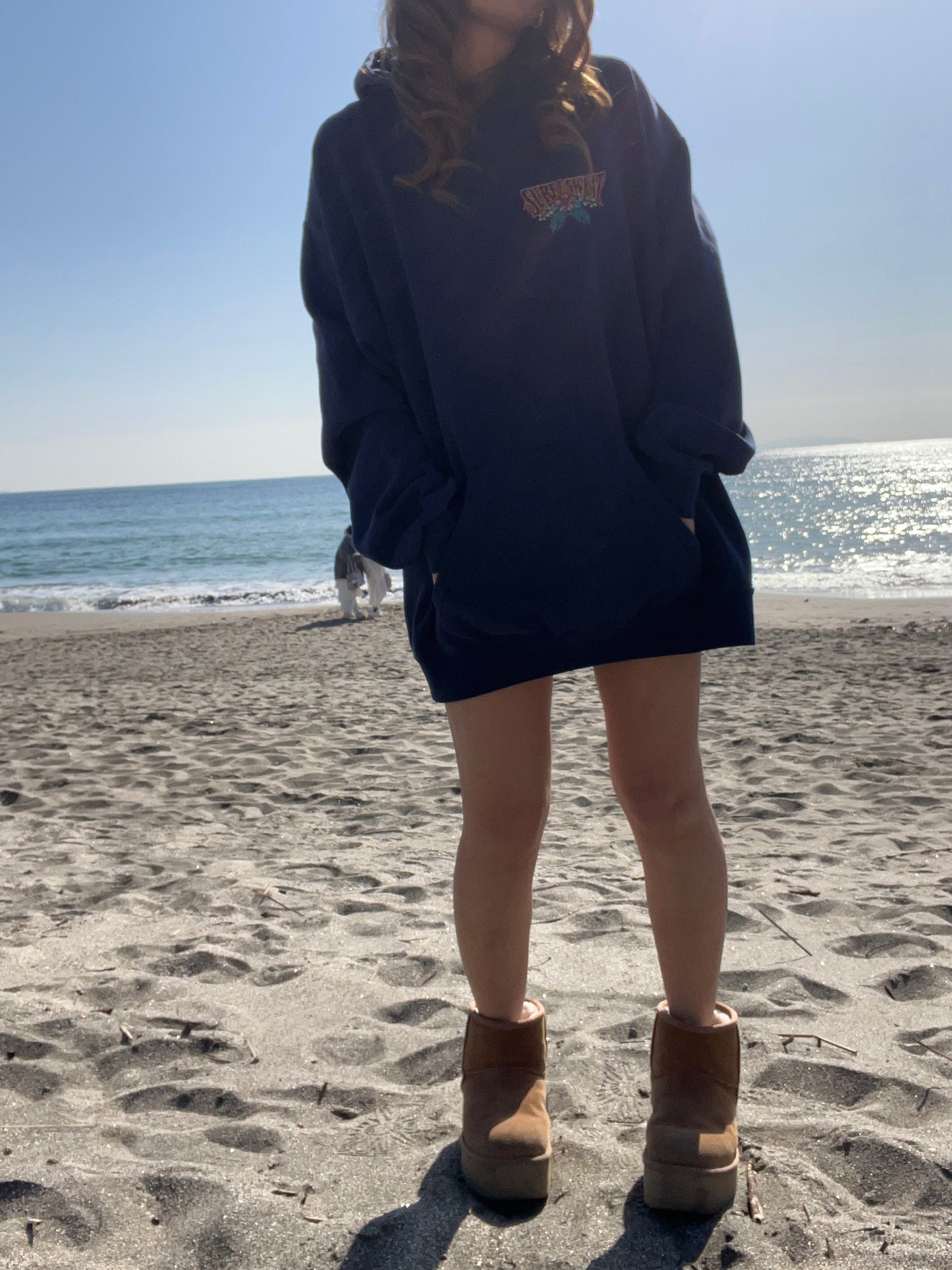 90's Surf sweat totally surf Hoodie(men's XL相当)