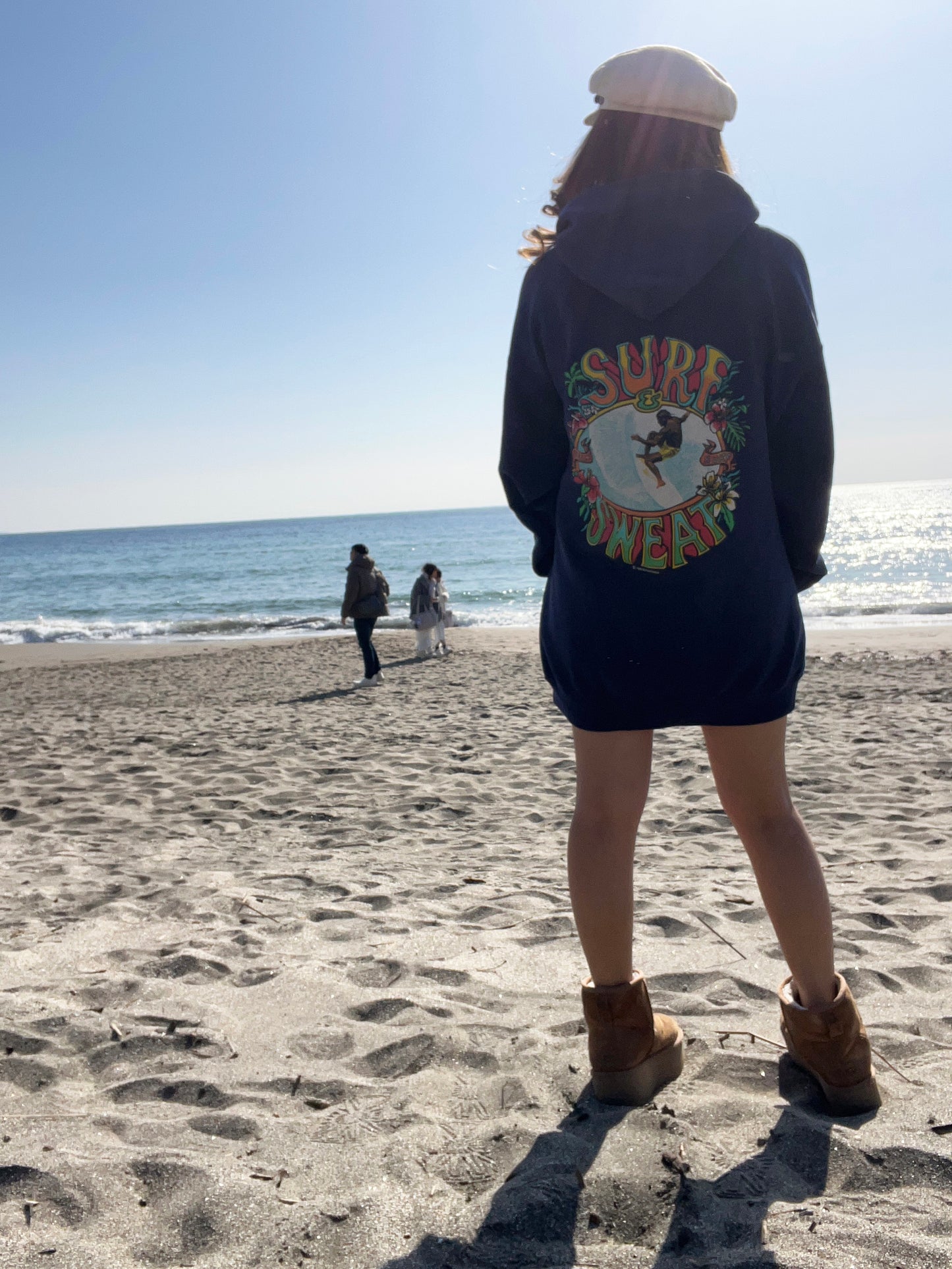 90's Surf sweat totally surf Hoodie(men's XL相当)