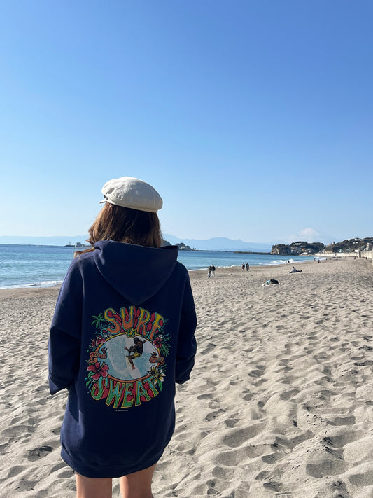 90's Surf sweat totally surf Hoodie(men's XL相当)