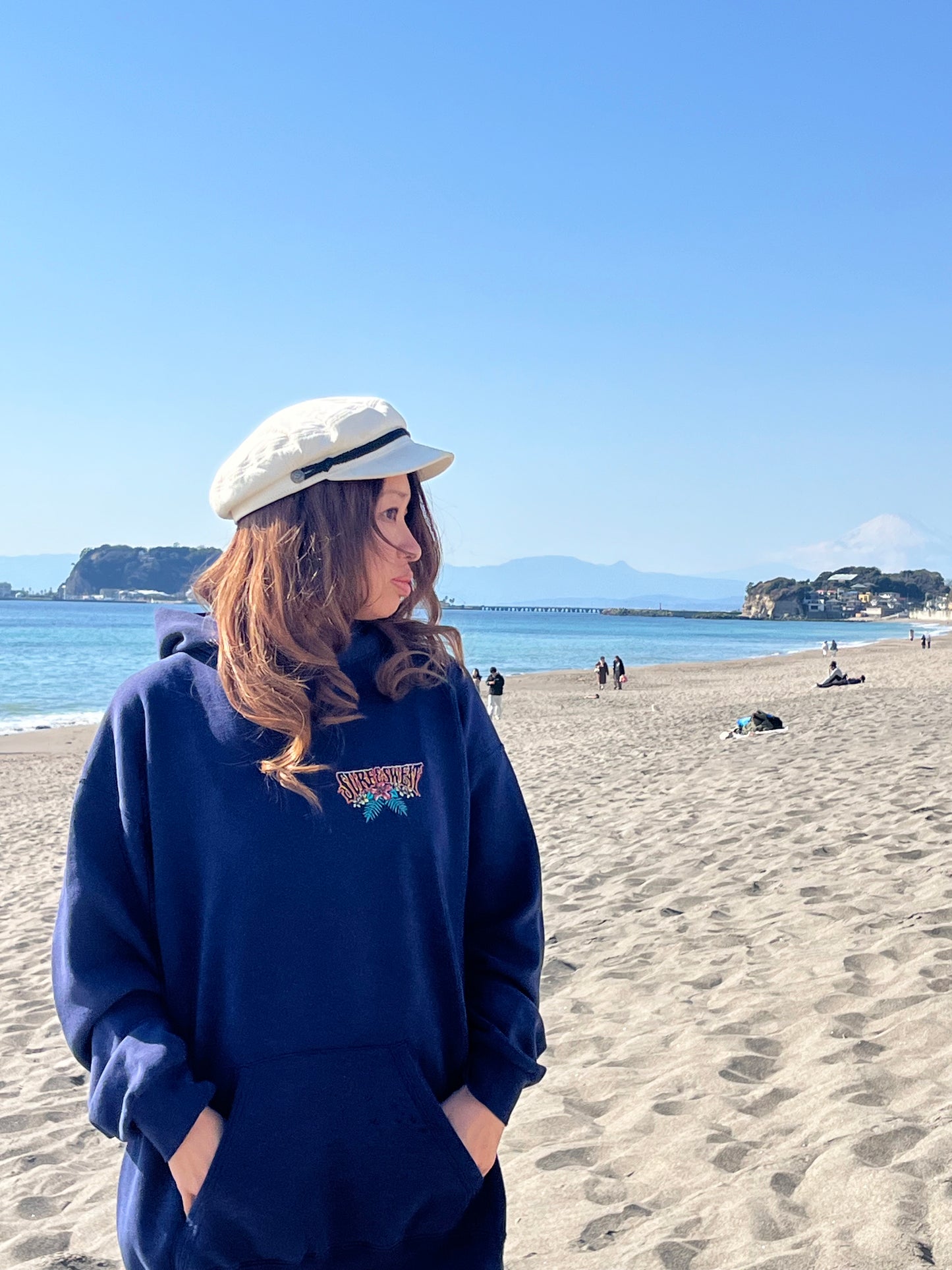 90's Surf sweat totally surf Hoodie(men's XL相当)