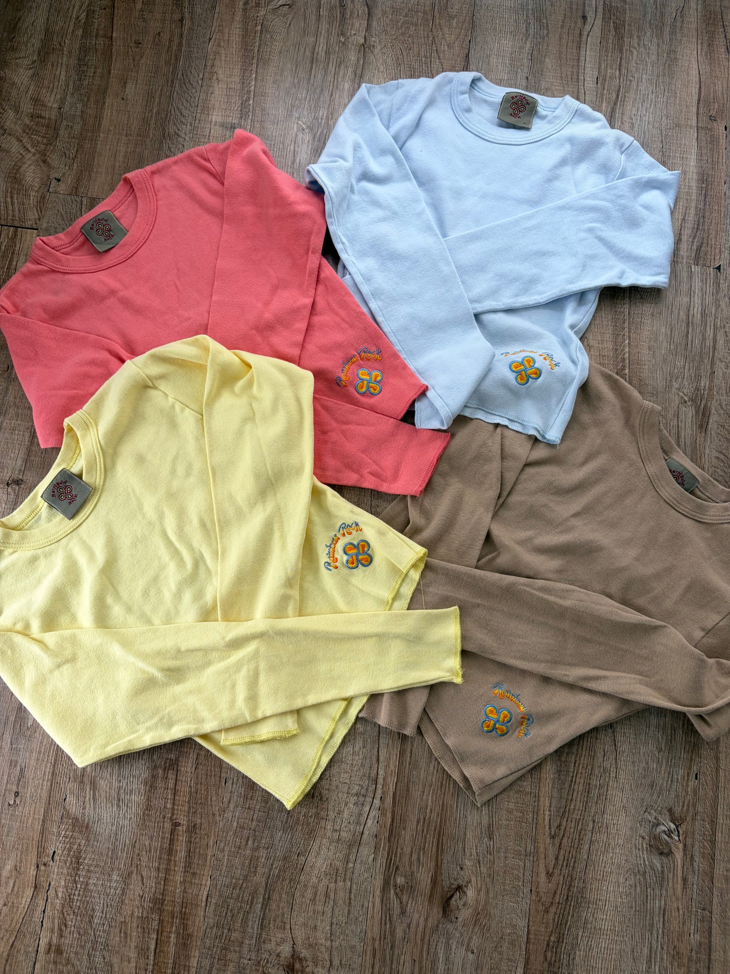 Dead Stock onewash Rainbow Rock Long Sleeve Top (onesize)