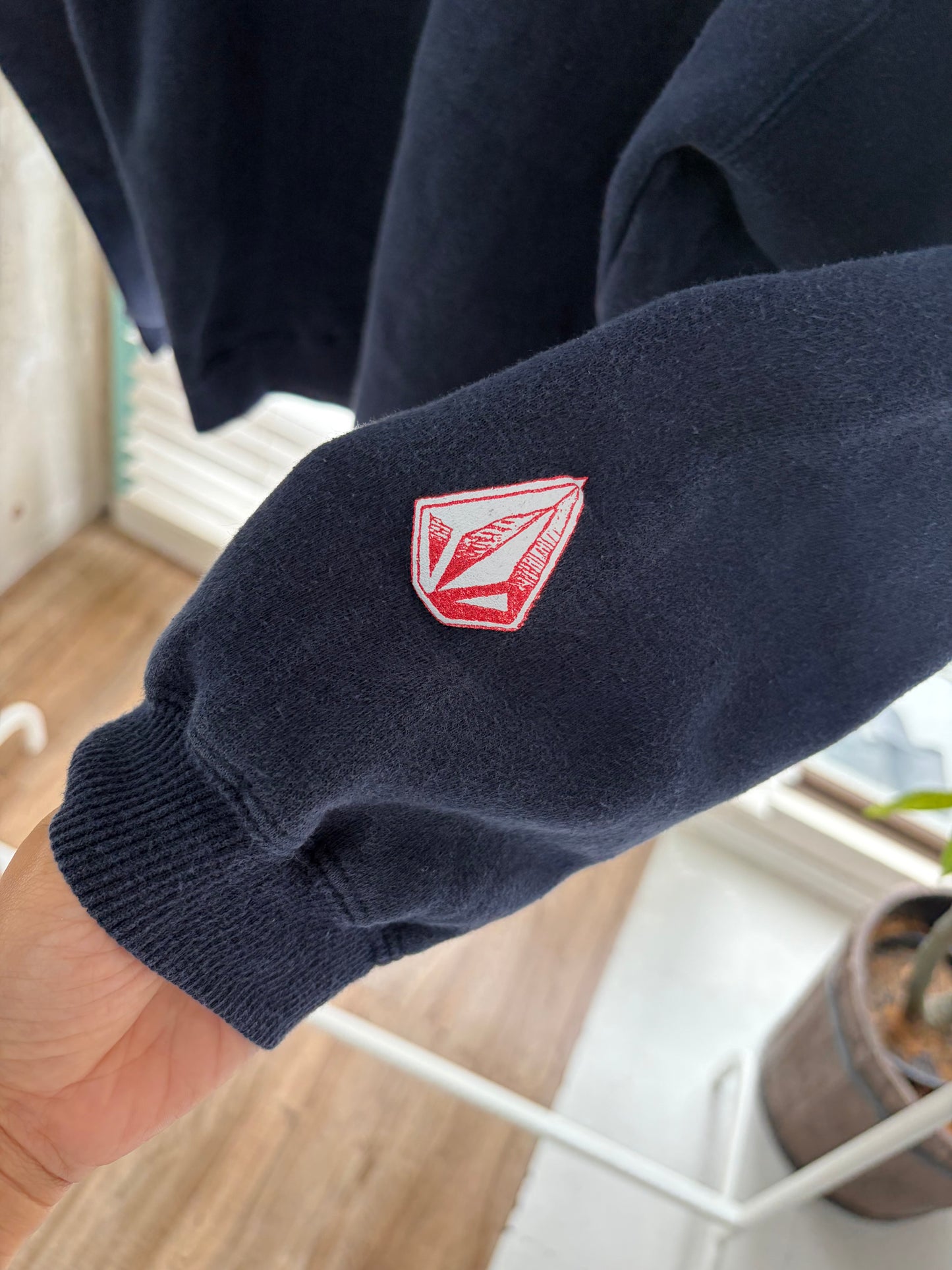 90's-00's Volcom sweat shirts Navy size L