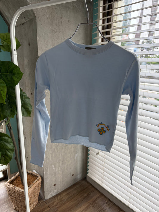 Dead Stock onewash Rainbow Rock Long Sleeve Top blue (onesize)