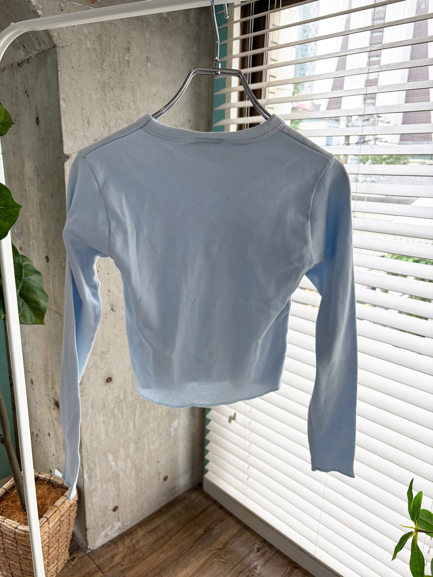 Dead Stock onewash Rainbow Rock Long Sleeve Top blue (onesize)