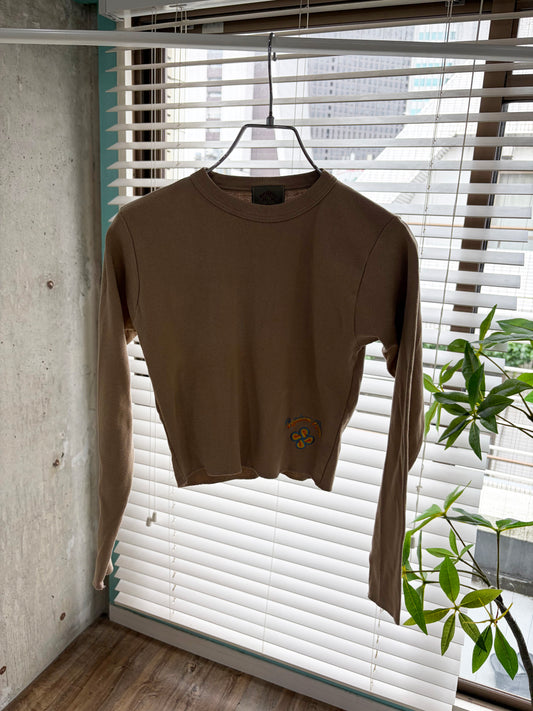 Dead Stock onewash Rainbow Rock Long Sleeve Top beiju (onensize)