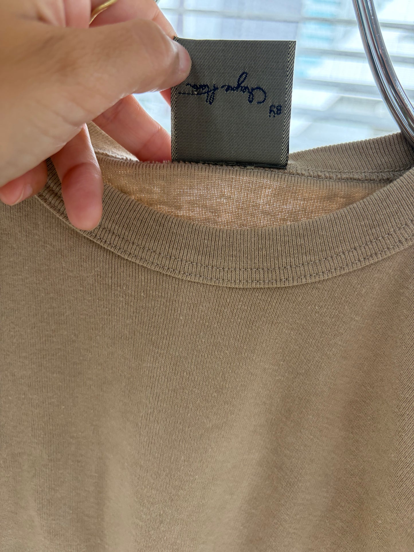Dead Stock onewash Rainbow Rock Long Sleeve Top beiju (onensize)