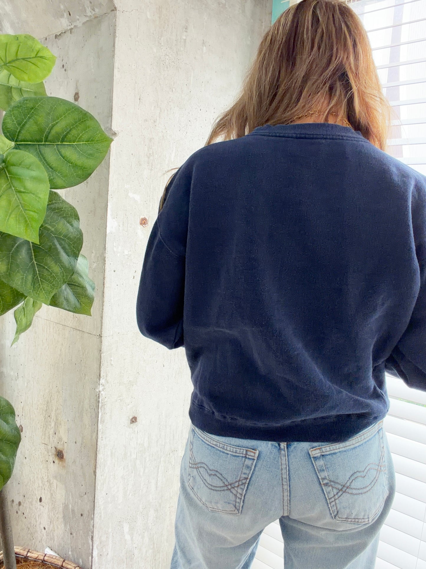 90's-00's Volcom sweat shirts Navy size L